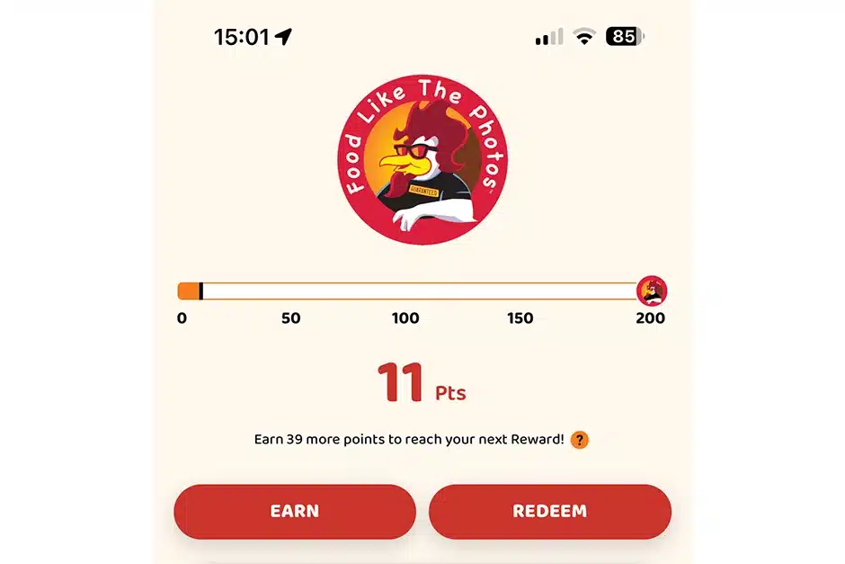 Daddy's Chicken Shack® Rewards App