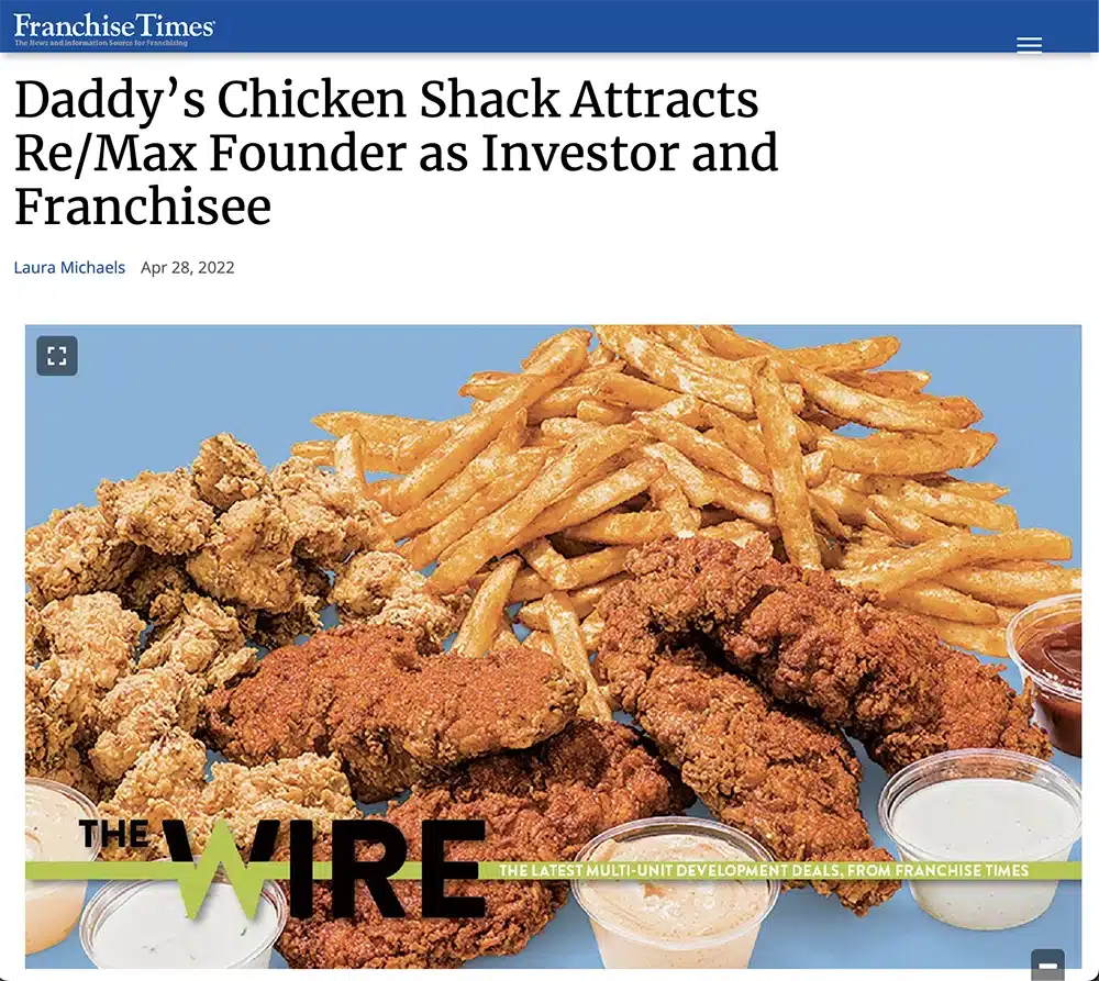 Daddy's Chicken Shack® The Wire Franchise Times